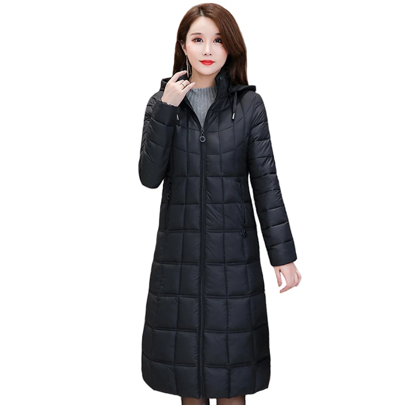 2019 New Winter Jackets Women Plus Size 4XL Casual Hooded Warm Cotton Padded Coat Female Long Down Jacket Women Parkas Outerwear