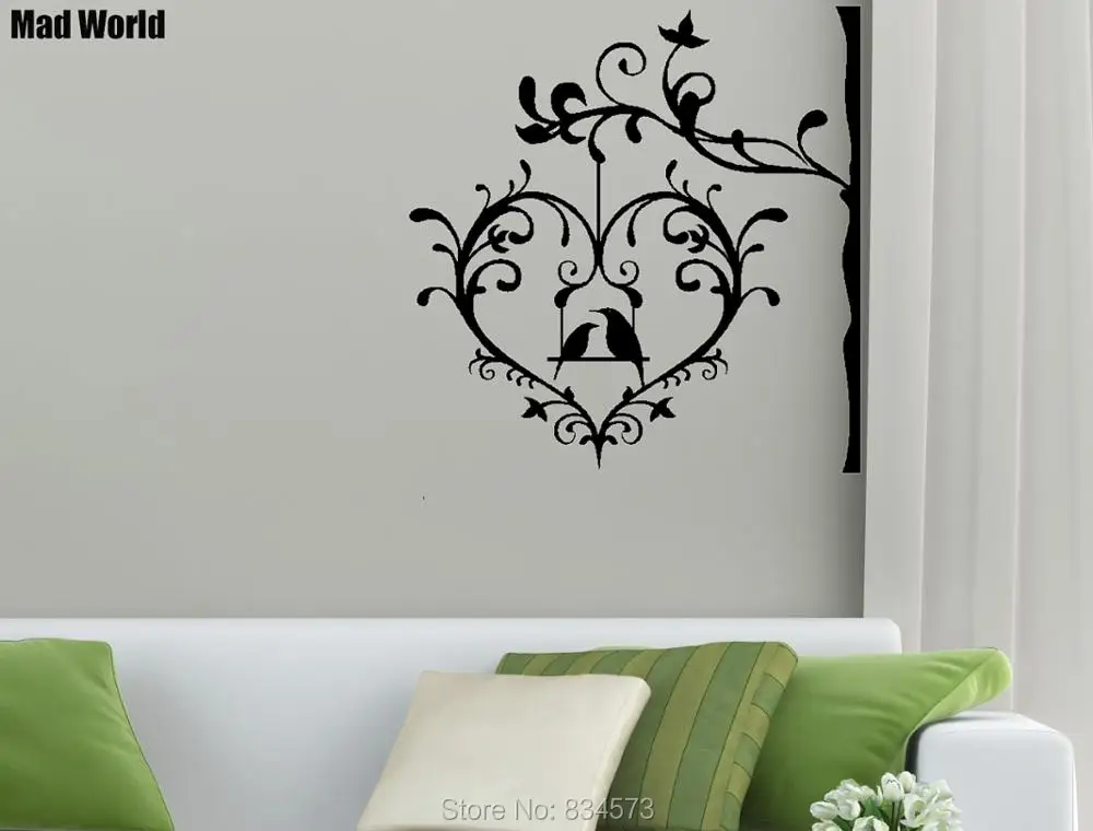 Love Birds Tree Flower Heart Branch 72 74 1