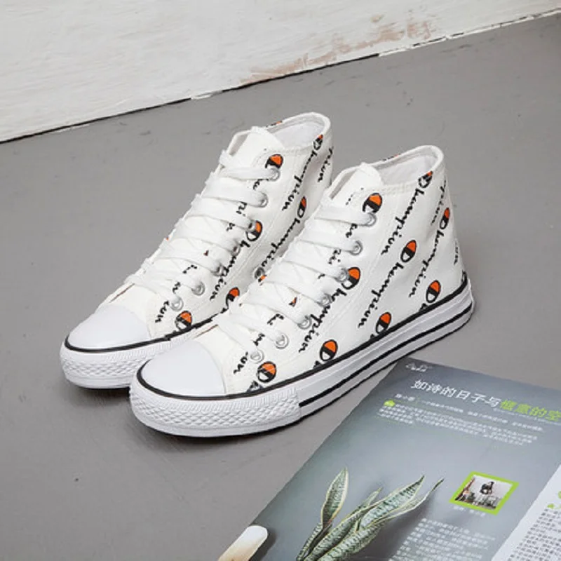 2019 new thin section wild small dirty orange flat canvas shoes ladies casual shoes