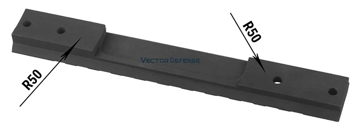 Base de Montagem Victoptics Remington Ação Curta Picatinny Trilho Escopo Aço 700 Rm700 5 Acessórios e suporte de extensão