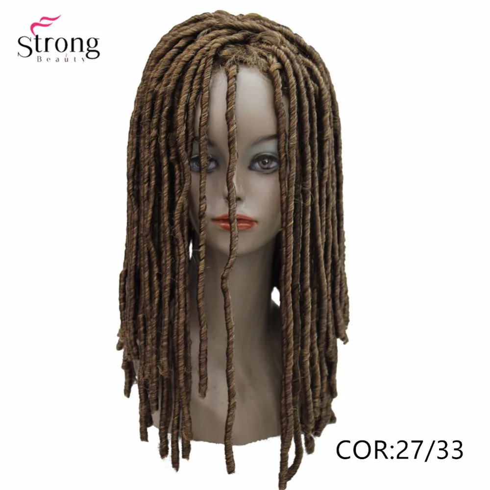 StrongBeauty твист волосы Crotchet косы парики синтетические дреды косы парик