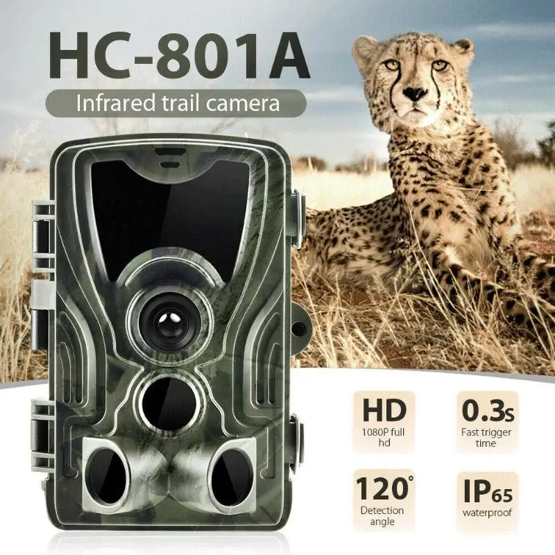 HC-801A Trail камера для охоты на открытом воздухе 1080P 16MP IR ночного видения дикая Vider recorder take with Quick start-up response