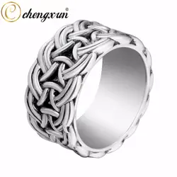 CHENGXUN древних бесконечное витая широкий модные кольца норвежский викинг Мужской Перстень скандинавский, норвежский Jewelry вечерние подарок