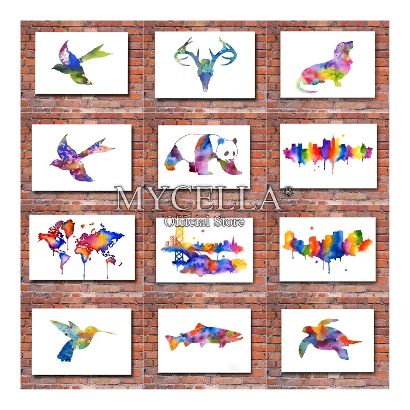 

Gift,Cartoon,Diamond Embroidery,Animals,colorful Maps,5D,Diamond Painting,Cross Stitch,Full Round,Mosaic,watercolor Decoration