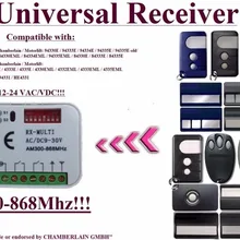 2 шт. приемник совместим с автоподъёмником/входом/камергером 433,92 МГц пульт дистанционного управления прокатным кодом