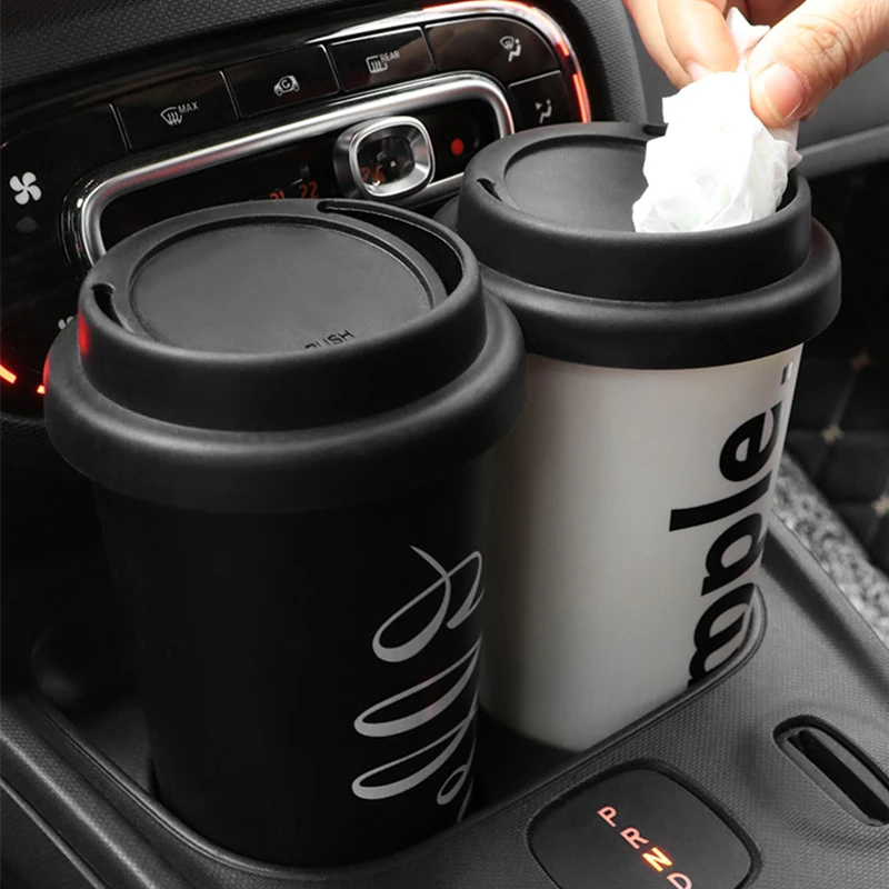 Car trash can for Mercedes Smart Fortwo Forfour453 451 450 door garbage