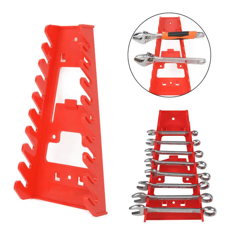 Spanner Rack Wrench Holder Storage Rack Rail Tray Wrench Organizer Tools