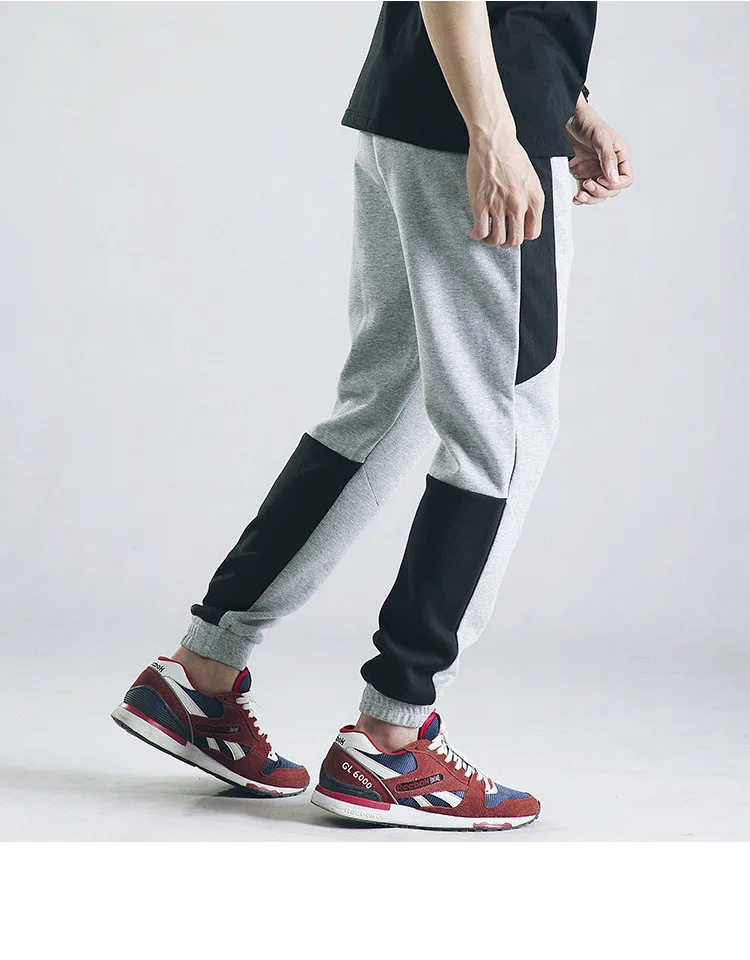 H. A. Sueno 2018 оптовая цена свободный крой мужские спортивные брюки high street мужские брюки оверсайз длинные брюки для мужчин/6