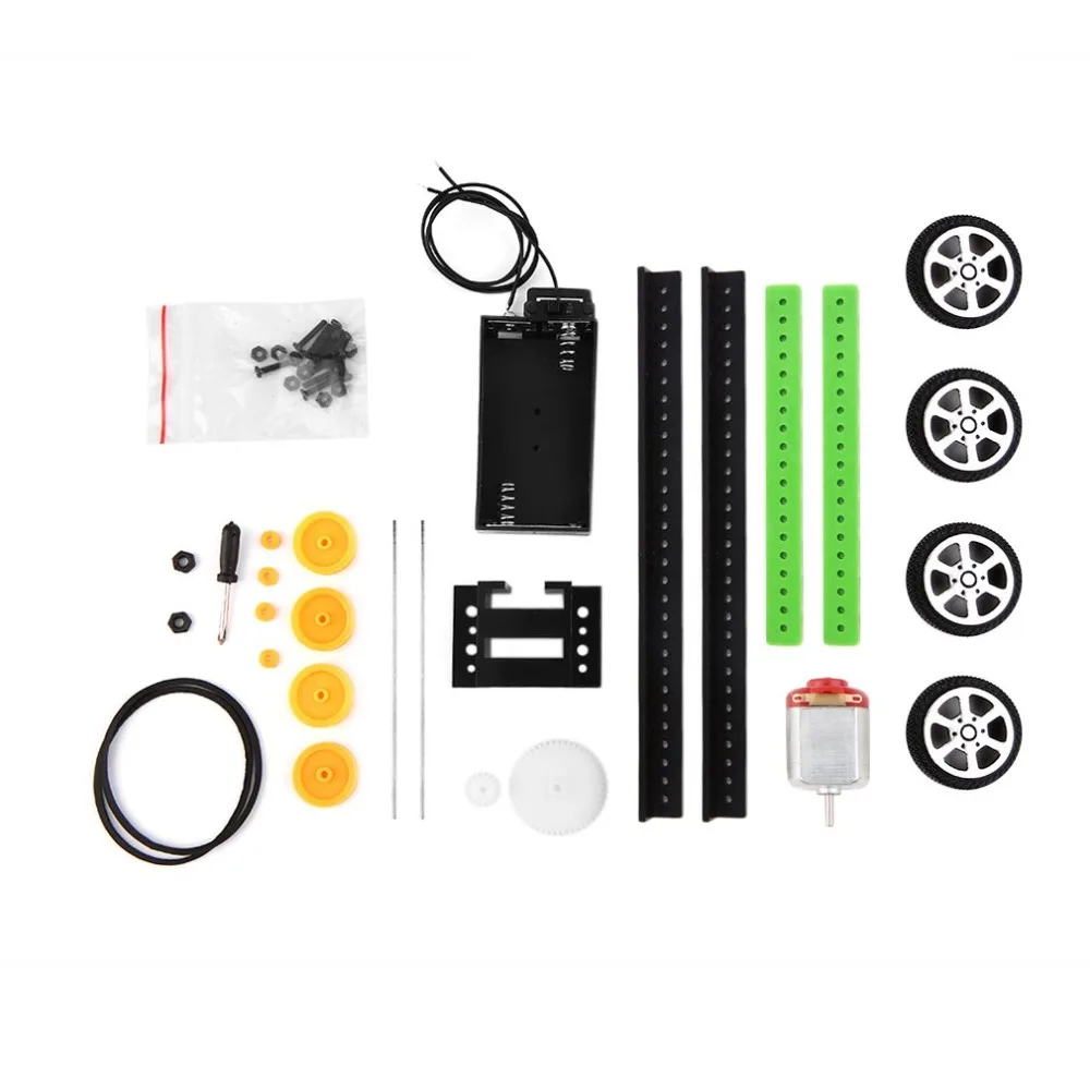 

Mini Battery Power Car Assembly Model Kit Development Toy Science Technology Electric Educational Toy DIY Gift For Children Boys