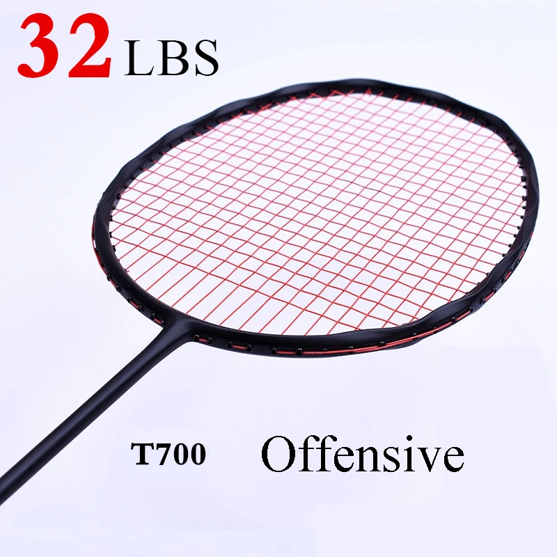 Raqueta de Bádminton de alta tensión para hombre, G raqueta de Bádminton de alta tensión, velocidad de curva LOKI, 75g, 22-32LBS