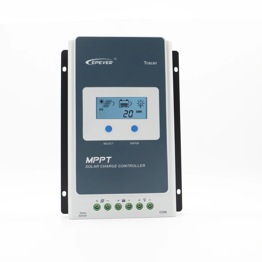 20A Epsolar MPPT Solar Charge Regulator 12V 24V LCD Diaplay EPEVER TRACER Solar Charge Controller 2210A 20A Epsolar MPPT Solar Charge Regulator 12V 24V LCD Diaplay EPEVER TRACER Solar Charge Controller 2210A