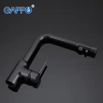 GAPPO water filter taps water mixer Black bronze Kitchen sink Faucet Brass torneira kitchen drink Water faucet mixer tap G439010