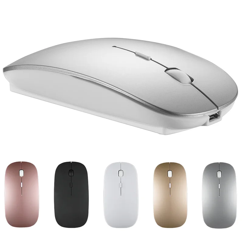 

2.4G USB Wireless Mouse Computer Gaming Mouse Rechargeable Optical Mice For Macbook Lenovo ASUS DELL HP Laptop PC Computer Mice