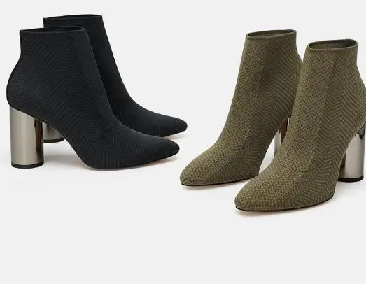 bottines femme talon argenté