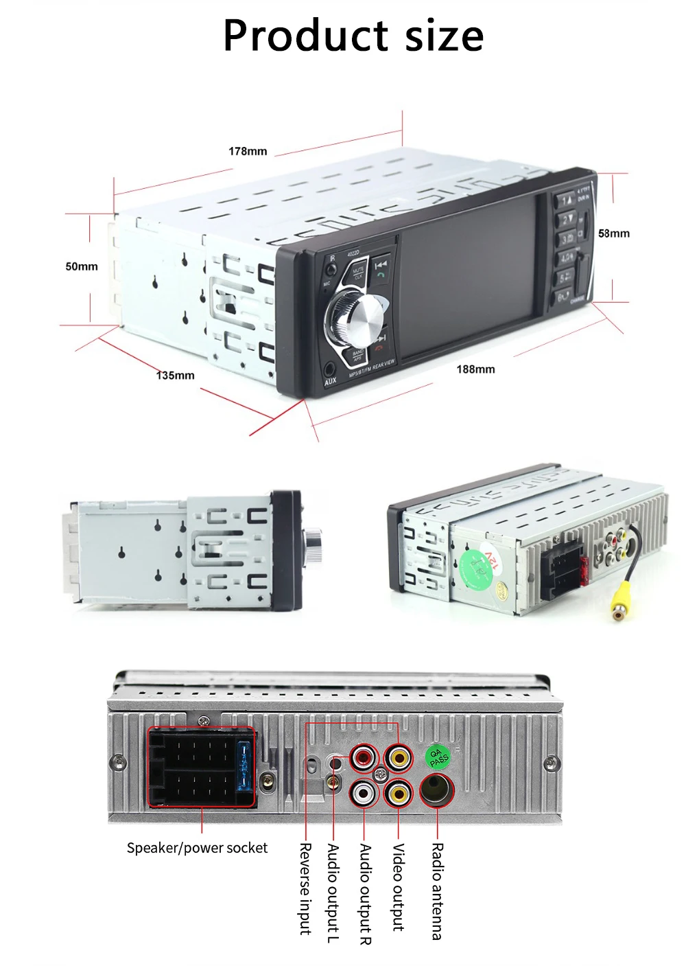 LTB FM 1 автомагнитола 1 din магнитола Дин мультимедийный MP5 4022D FM автомагнитола авто, аудио стерео Поддержка магнитола bluetooth