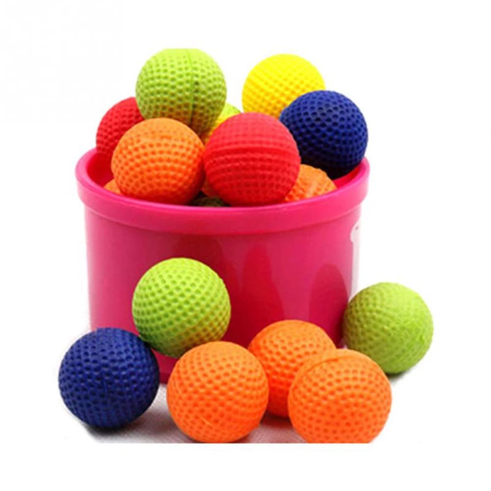 100 шт/партия красочный шарик мягкий шарик из ПУ забавный бассейн игрушка для nerf Пистолет Аксессуары мяч диаметр 2,2 см