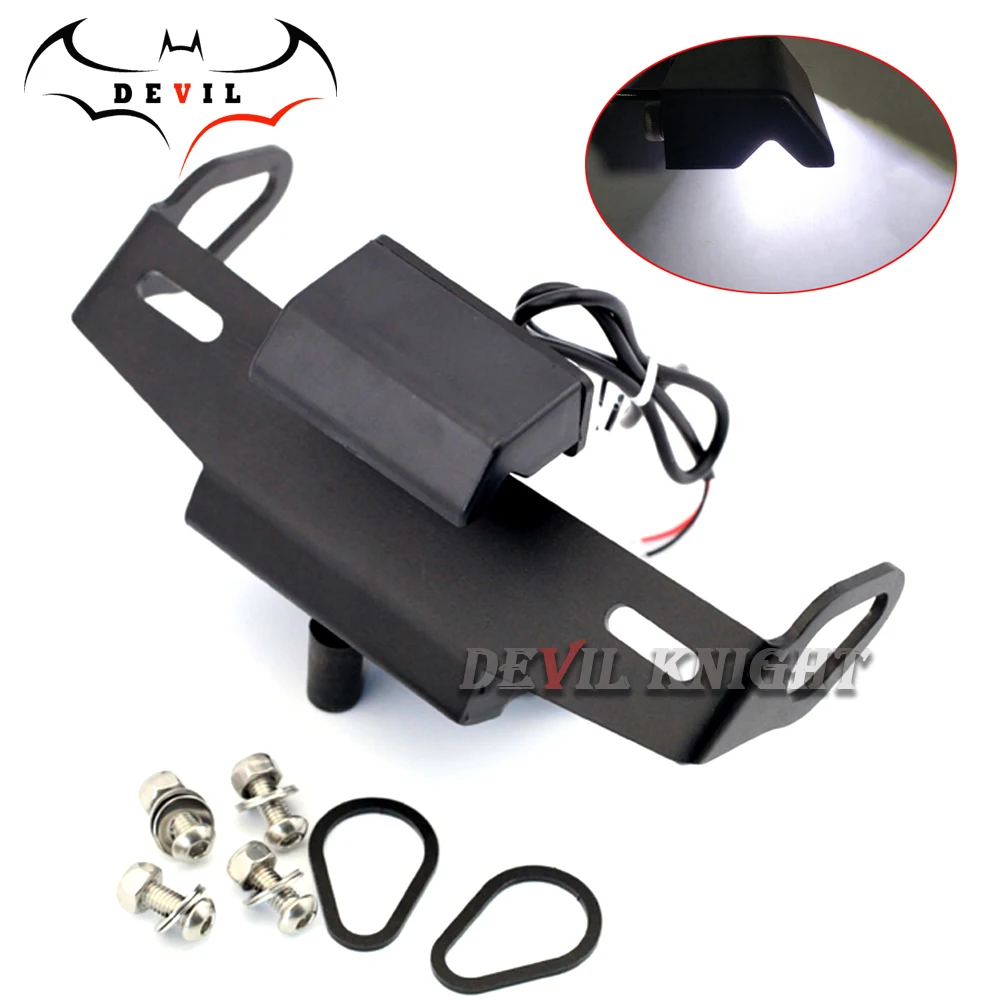 

License Plate Holder LED Light For YAMAHA MT-09 FZ-09 MT-10 FZ-10 MT-07 Tracer 2014-2018 Motorcycle Tail Tidy Fender Eliminator