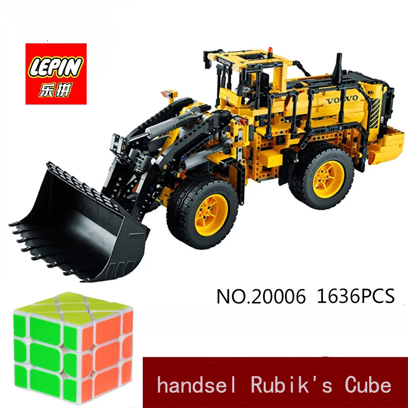 

DHL LEPIN 20006 technic series Volvo L350F wheel loader Model Building Kit Blocks Bricks toy Compatible with 42030