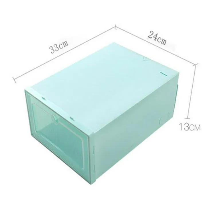 DIY Пластиковые обувные коробки 6 шт утолщенная прозрачная откидная крышка коробка для хранения обуви многофункциональная наборная прямоугольная коробка для хранения ящиков