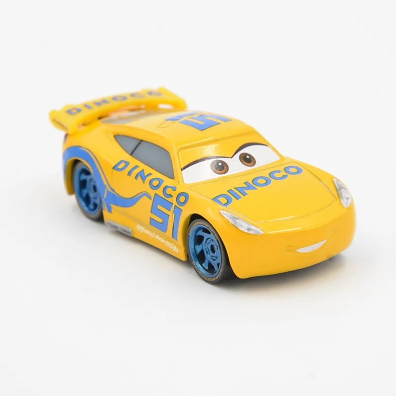 Disney Pixar тачки 3 Новинка Молния Маккуин Джексон шторм Круз Рамирес 1:55 литые модели