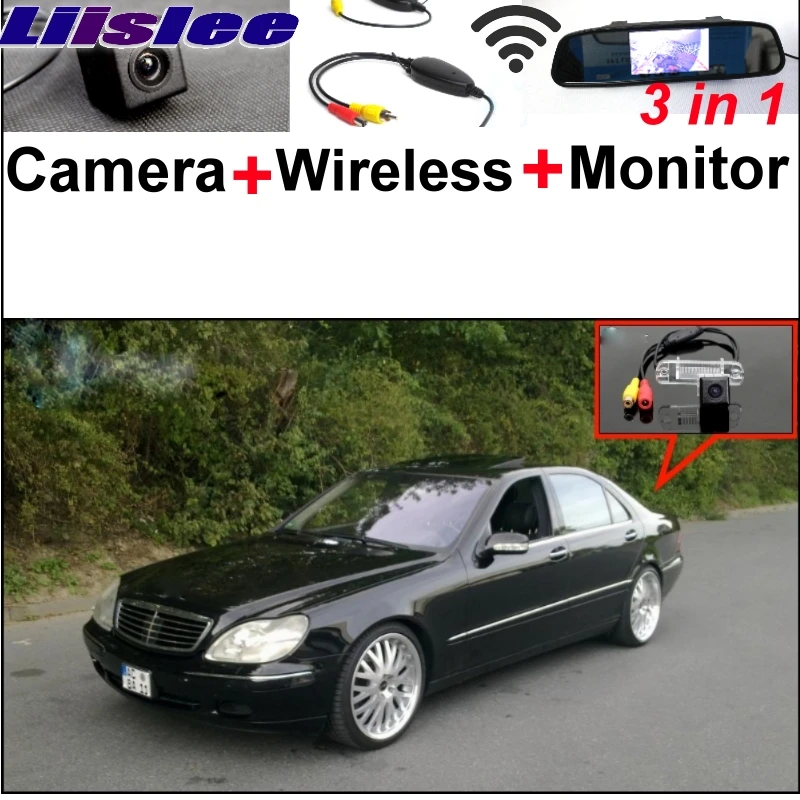 

Lisslee Camera + Wireless Receiver + Monitor Parking System For Mercedes Benz S MB W220 S280 320 400 350 430 500 600 55 63 65