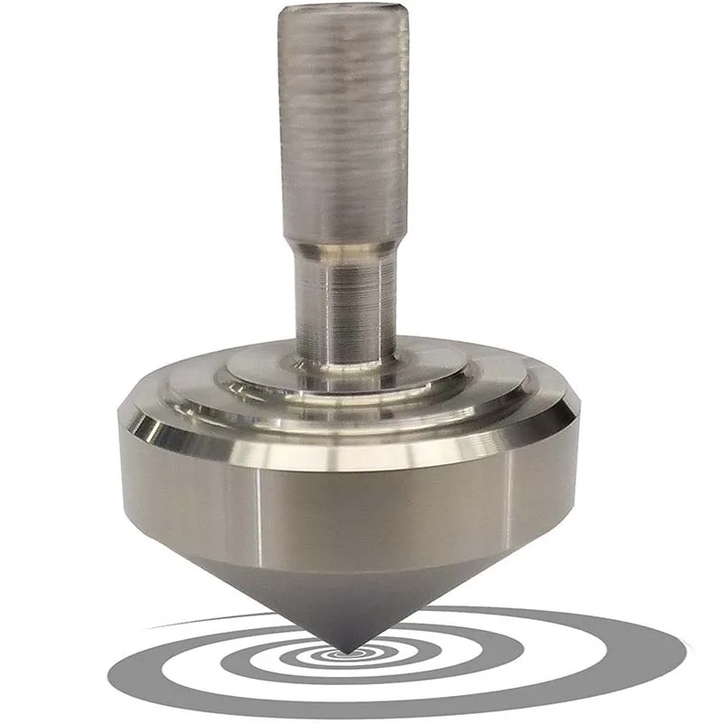 Stainless Steel Precision Spinning Top,Get the Longest Spin With the