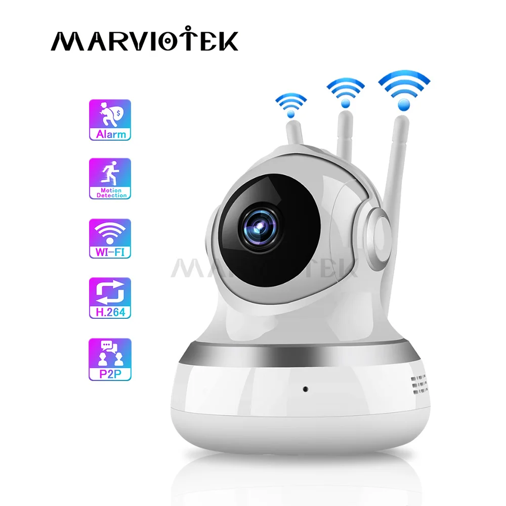 

720P wireless IP Camera wifi 960P video surveillance camera 360 Pan Tilt 3 antennas wi fi cctv camera 1080P baby monitor audio