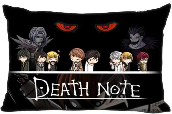 Best Custom Death Note наволочка молния на прямоугольную наволочку 35x45,40x60 см(одна сторона печати) 180516-02 - Цвет: Rectangle Pillowcase