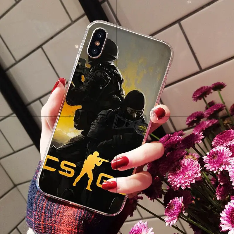 Ruicaica Counter Strike cs go игровой прозрачный мягкий чехол для телефона iPhone X XS MAX 6 6s 7 7 plus 8 8 Plus 5 5S SE XR - Цвет: A3