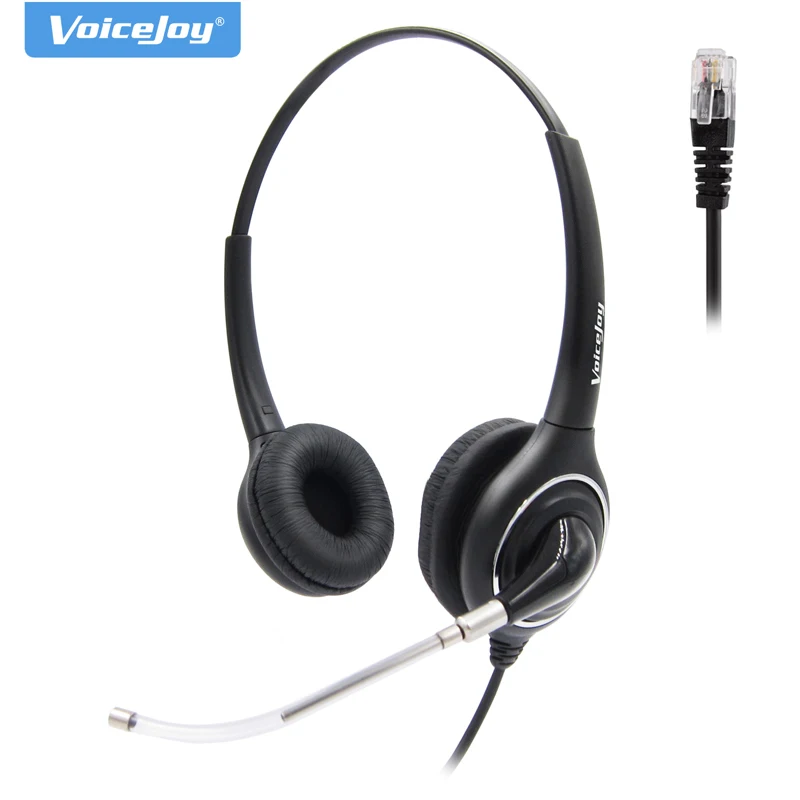 QD headset with RJ9 Plug With Noise Cancelling Micro for Yealink, P