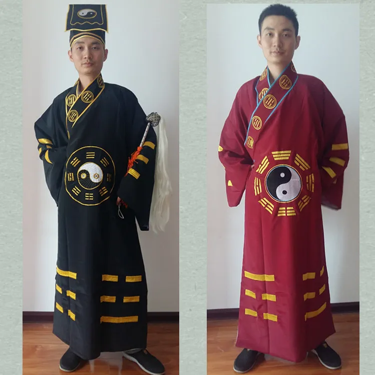 

Men Taoist clothes show clothes Taoist robes supplies Road clothes Road robes gossip Dao Shi clothing