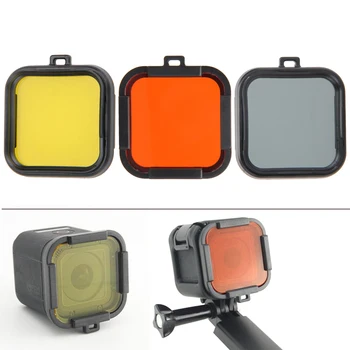 

For GoPro Acessorios Hero4 Session Diving Polarizer Lenses Underwater Dive Lens Filter For Go Pro Hero 4 Session Action Camera