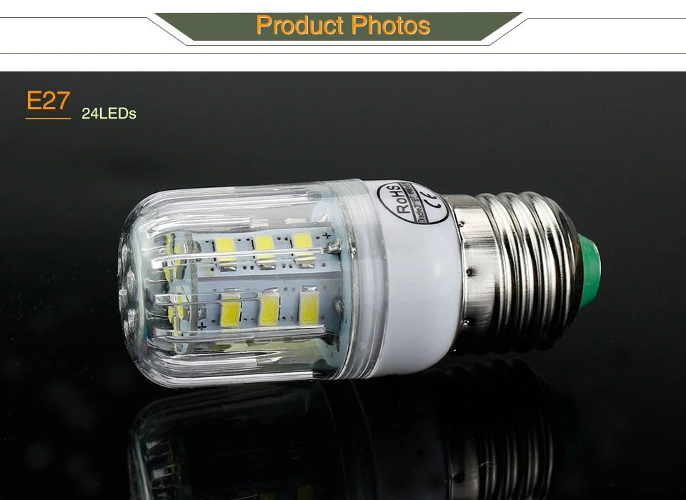 E27 LED Lamp Corn Bulb E14 LED SMD5730 220V 110V 24 30 42 64 80 108 136 LEDs Candle Light for Home Lighting Bombilla LED Lampada (13)