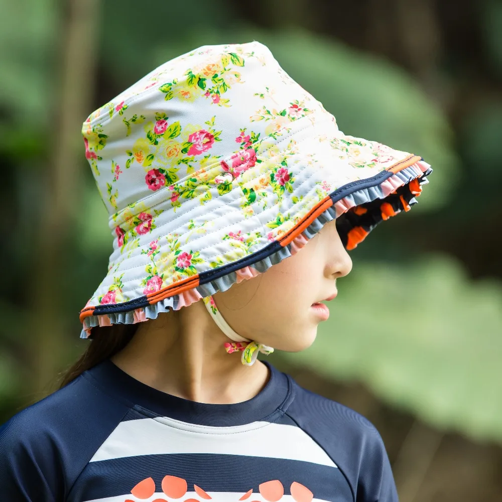 Buy Swimming Cap Sun Protection Hat Girls Boys sombrero from Reliable