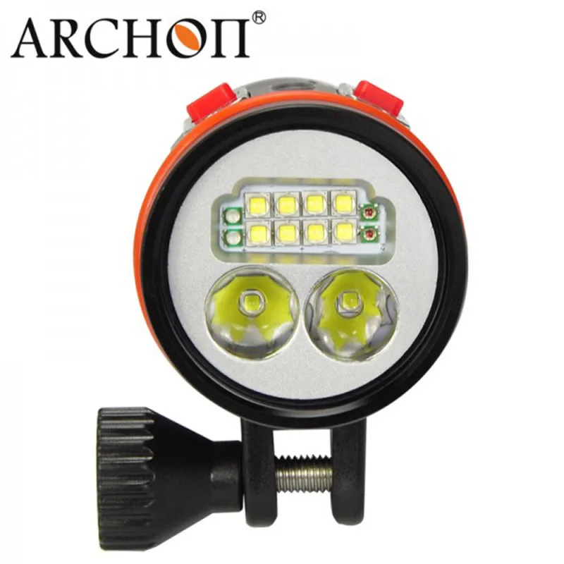 Светодиодный фонарик ARCHON W43VP D37VP для дайвинга и видеосъемки красный уф фонарь