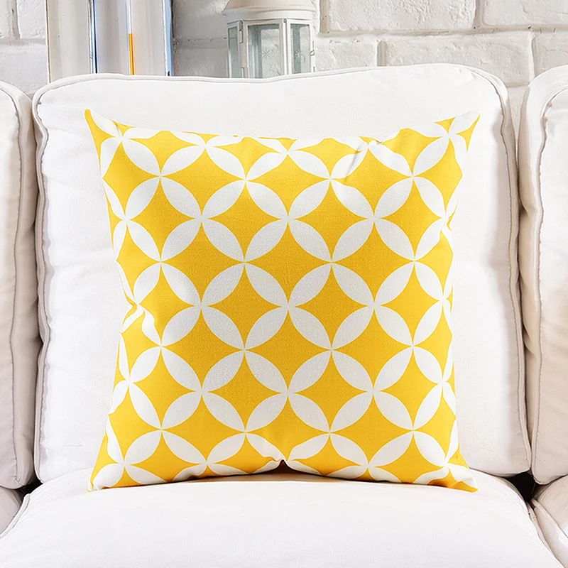 do vintage azul preto amarelo quatrefoil casa