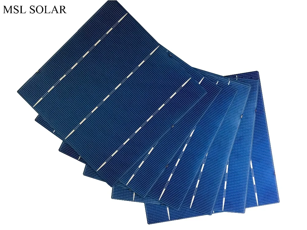 MSL SOLAR 10 шт./лот 17% 156mmx156mm6 солнечные элементы 6x6 класса А поликристаллические