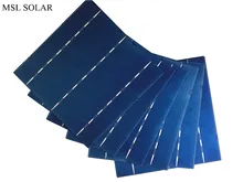 MSL SOLAR 10pcs Lot 17 156mmx156mm6 Solar Cells 6x6 Grade A polycrystalline Silicon PV cells For
