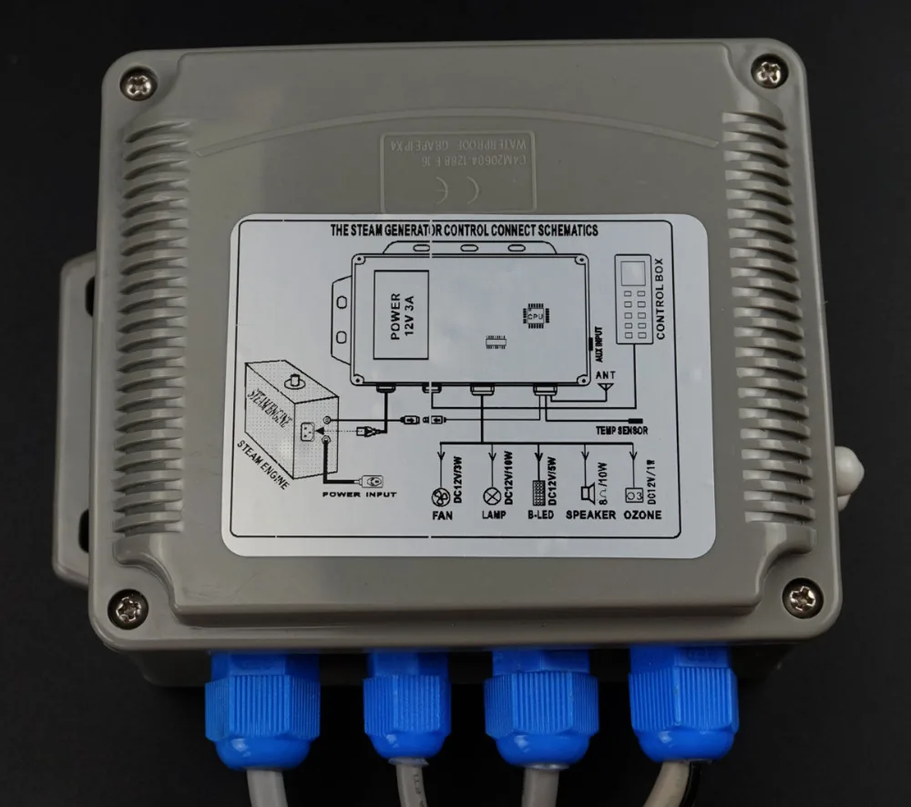 Полный набор паровой контроллер для душевой с 3KW 110 V паровой GD-7012