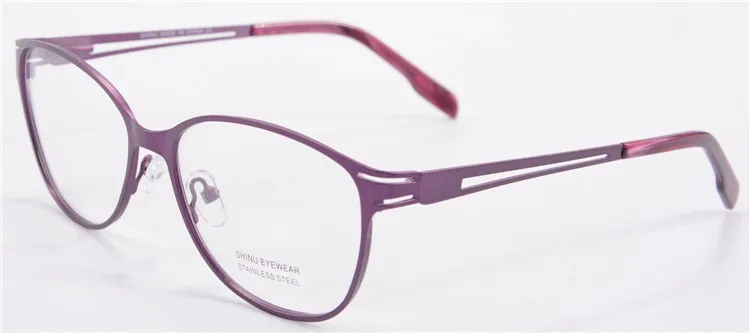 Оправа для очков в стиле ретро очки оправа для женщин свет из нержавеющей стали компьютерные очки oculos de grau feminino 1402