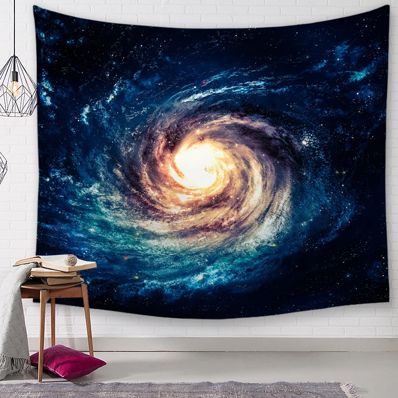 

Milky Way Printed Polyester Wall Hanging Tapestry Room Decorative Wall Tapestry Carpet Beach Towel Rectangle Tablecloth