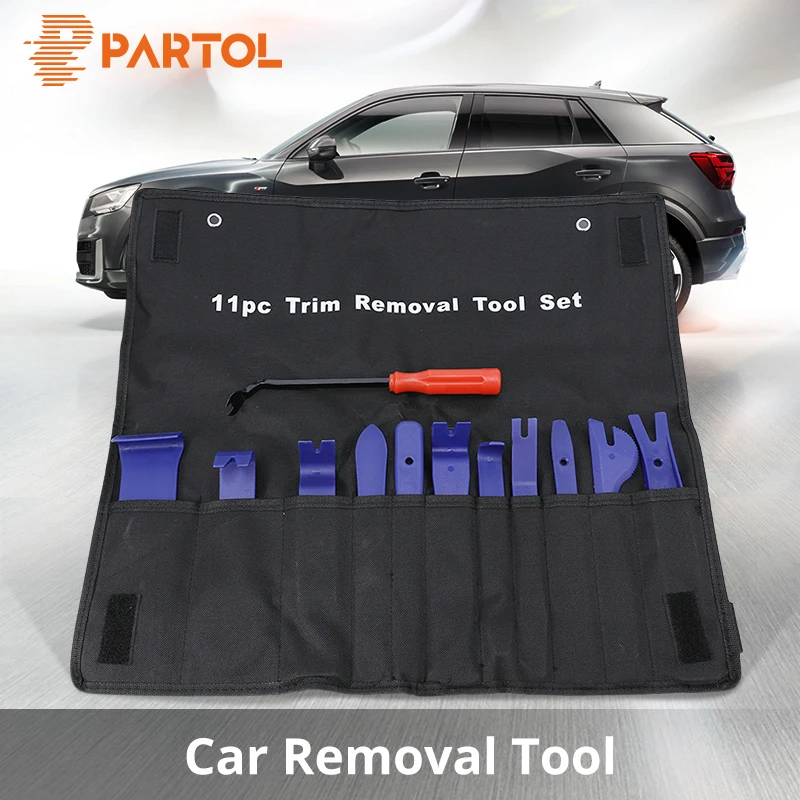 

Partol Car Disassembly Tools Install Navigation Radio Audio Door Repairing Clip Panel Removing Anti-theft Screw Cap Tool Blue 12