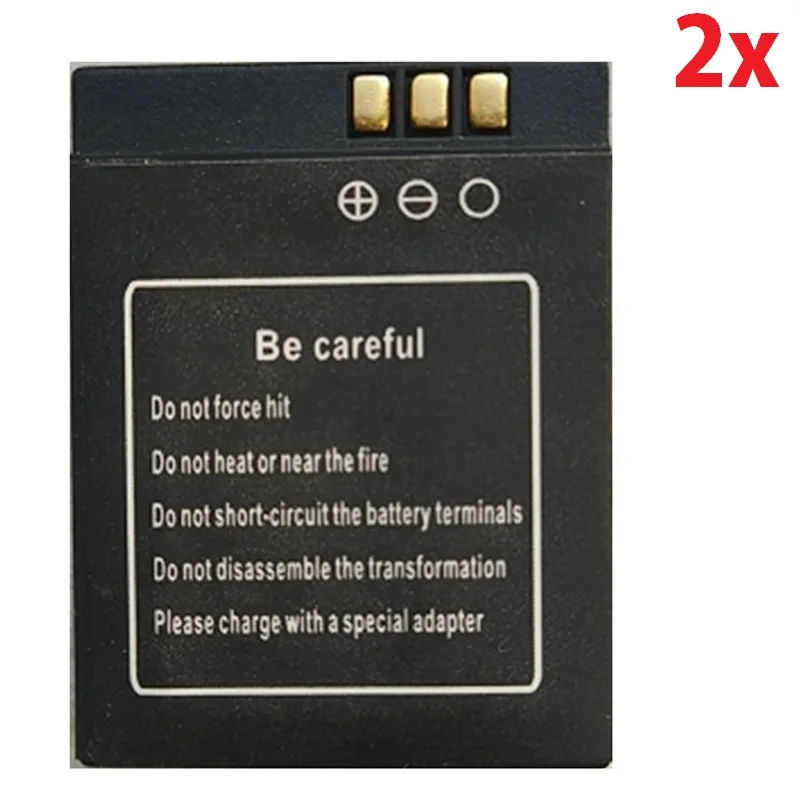 

2Pcs Battery for DZ09 V8 A1 A1S Smart Watches 3.7V 380mAh Li-Ion New Rechargeable Batteria Pack Replacement+Track Code