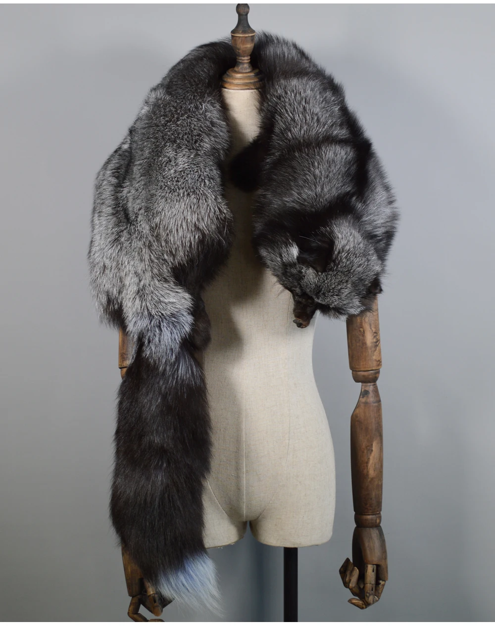 Роскошные Брендовые женские зимние шарфы из натурального Лисьего меха, меховой для шеи, теплый мягкий шарф из натурального Лисьего меха