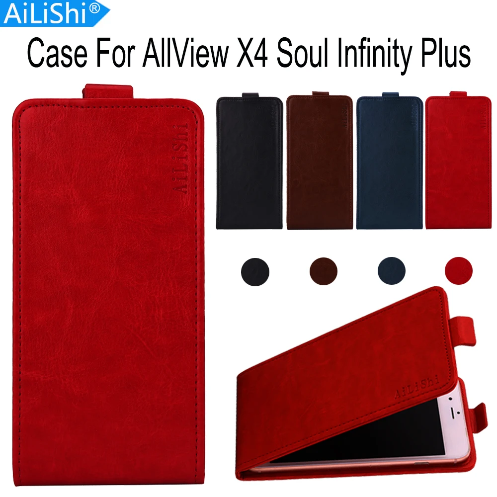 AiLiShi Case For AllView X4 Soul Infinity Plus Luxury Flip PU Leather Exclusive 100% Phone Cover Skin+Tracking In Stock | Мобильные