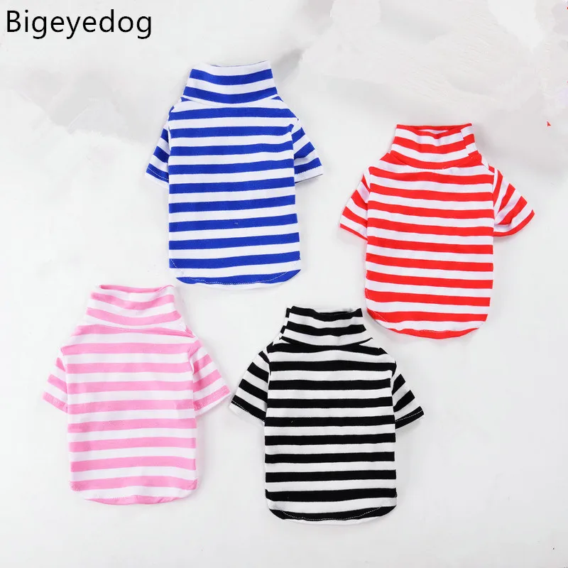 

Summer Pet Dog T-shirt Vest Cat Clothes Puppy Shirt Chihuahua Poodle Yorkshire Terrier Dog Clothes Pet Clothing Striped Shirt