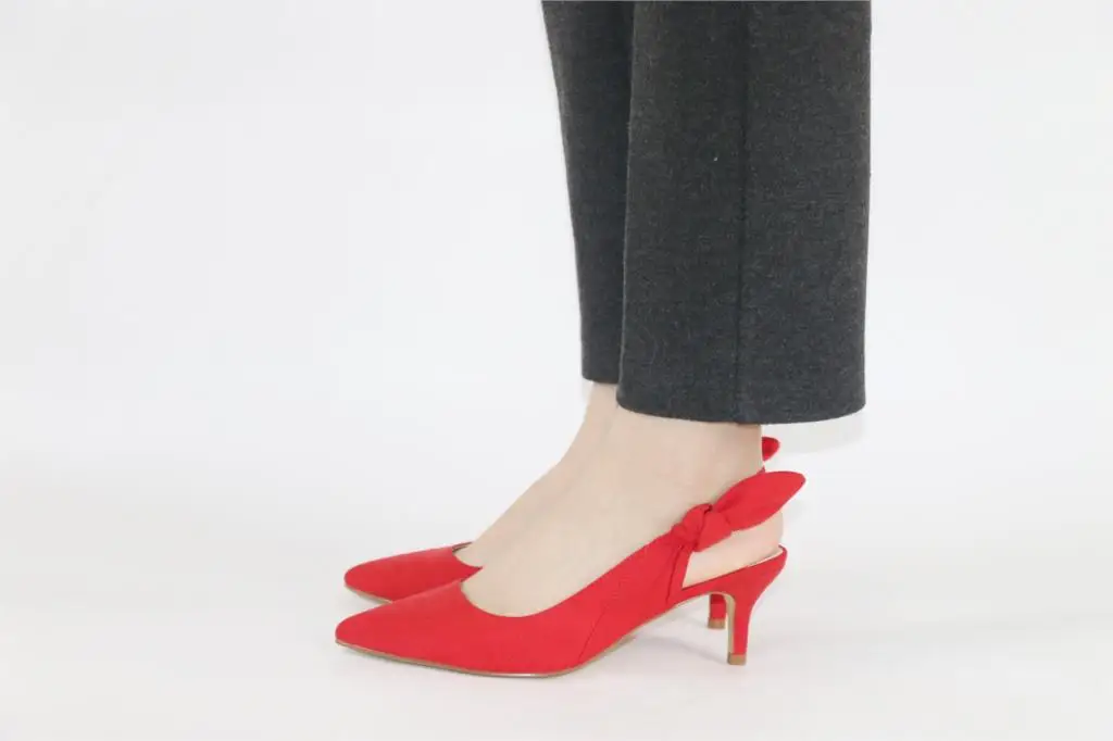 FEDIROMA/пикантные женские лодочки с бантиком-бабочкой высокий каблук s модельные туфли для Для женщин Весна Замша Высокая обувь на каблуке для дам, 6 см; мягкая; на высоком каблуке