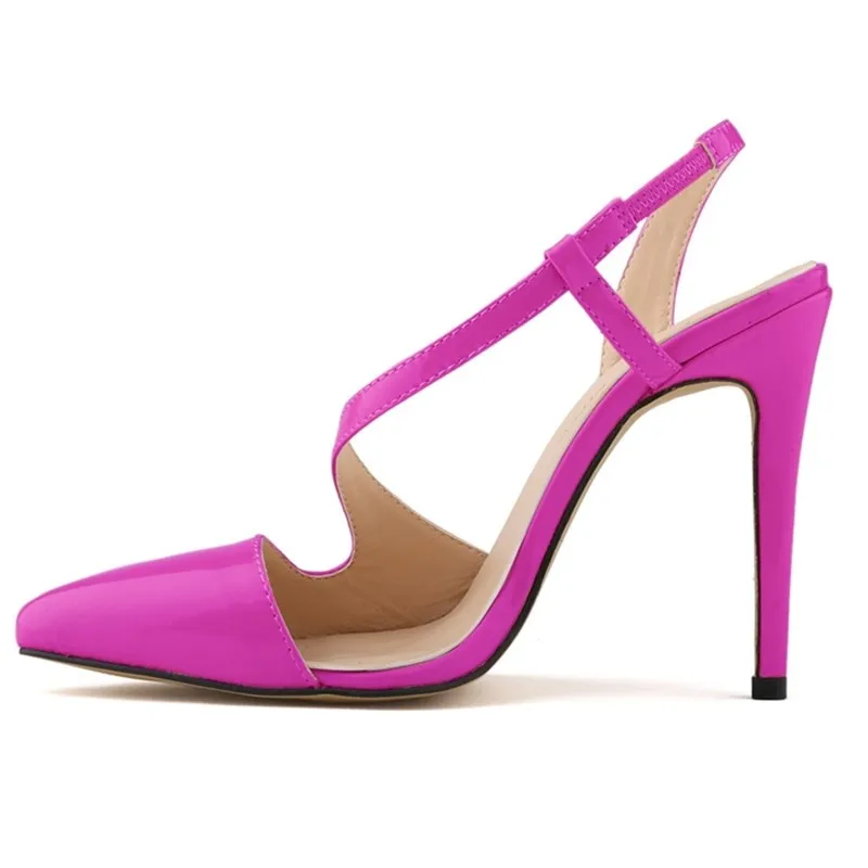 New-Fashion-Thin-Heels-Women-Pumps-Pointed-Toe-Pumps-Shoes-Leather-Sexy-Slingbacks-Wedding-Shoes-Large (5)