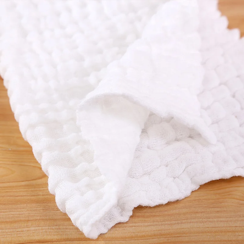 

70 * 55cm-4 Layer of Medical Grade Washed Cotton Baby Super Soft Gauze Scarf Towel TRQ0460