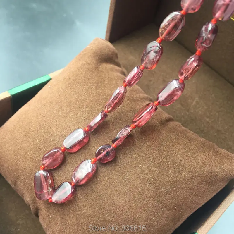 

5*7MM/W 20Pcs Natural Garnet Semi-precious Stone Jewelry Loose Beads